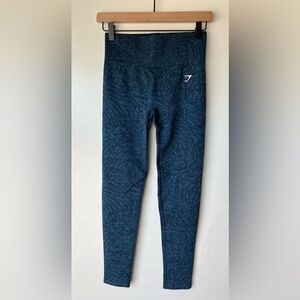 Gymshark Adapt Animal Seamless Leggings Blue